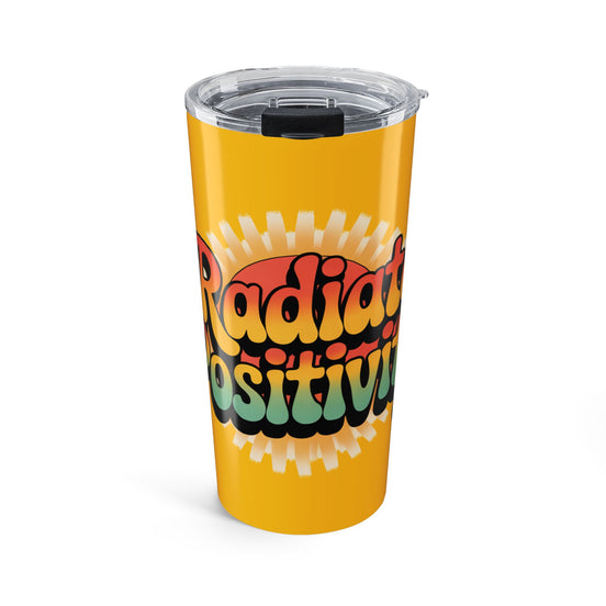 Yellow Radiate Positivity Tumbler 20oz