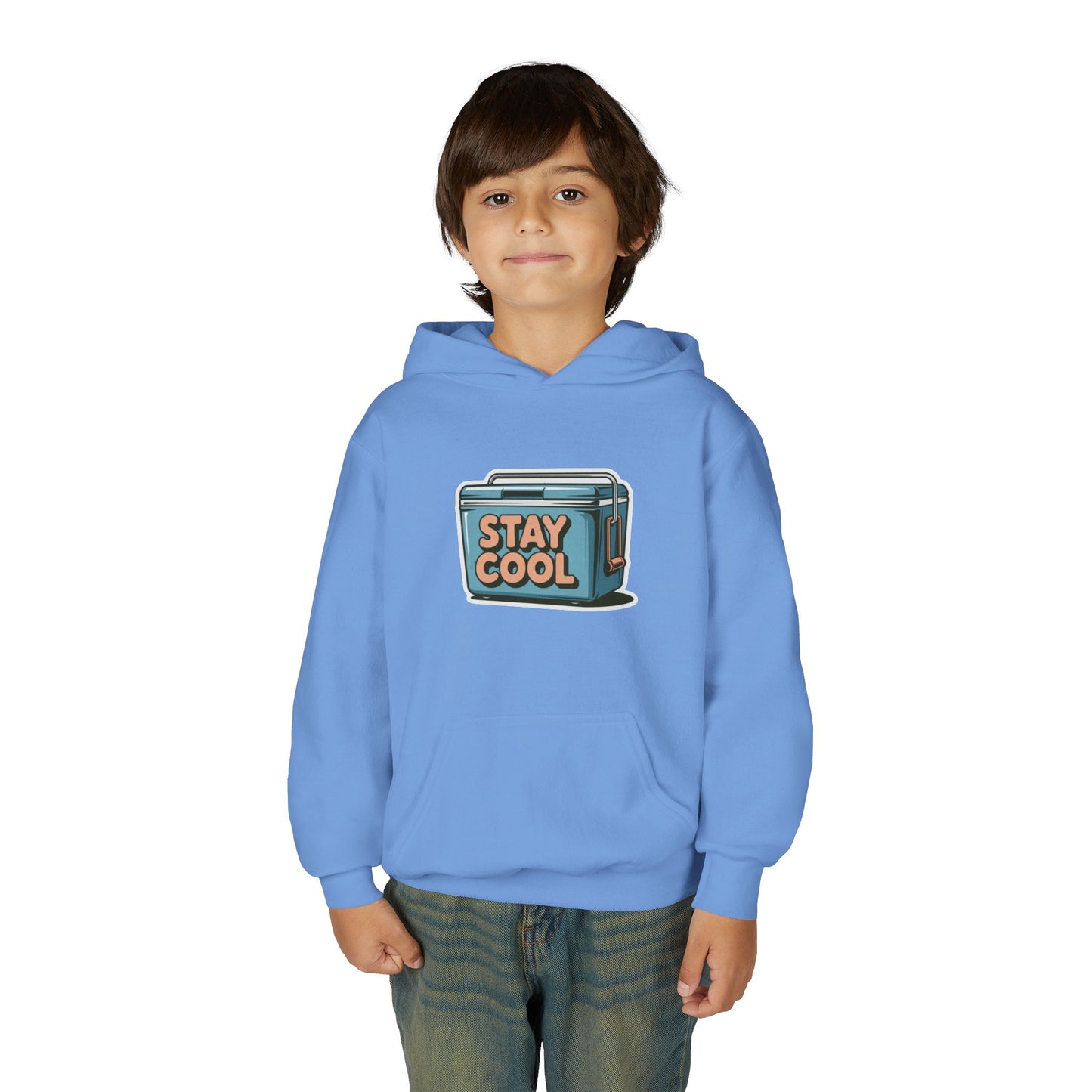 Youth Hooded Sweatshirt - Stay Cool Graphic