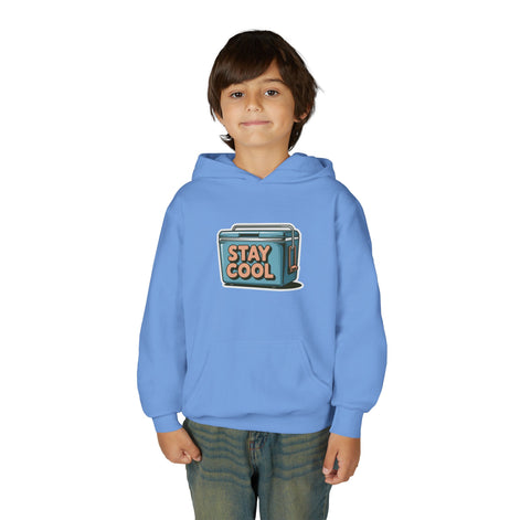 Youth Hooded Sweatshirt - Stay Cool Graphic