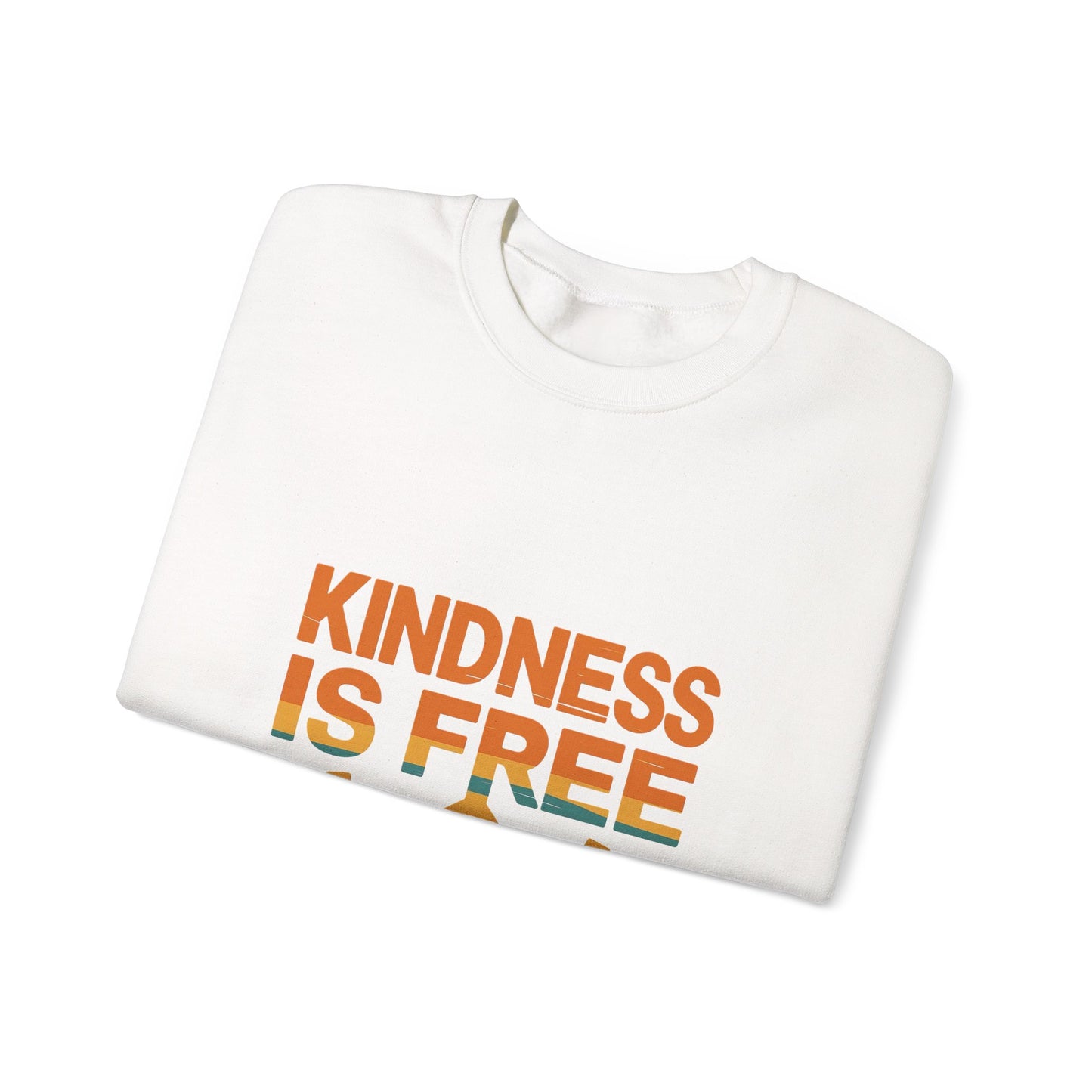 Unisex Kindness is Free Crewneck Sweatshirt