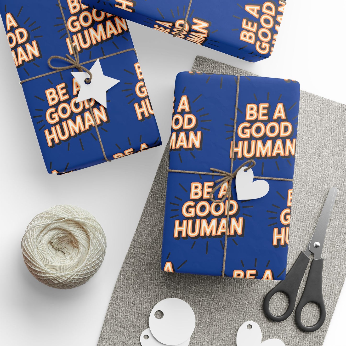 Be a Good Human Gift Wrap (Single Roll)
