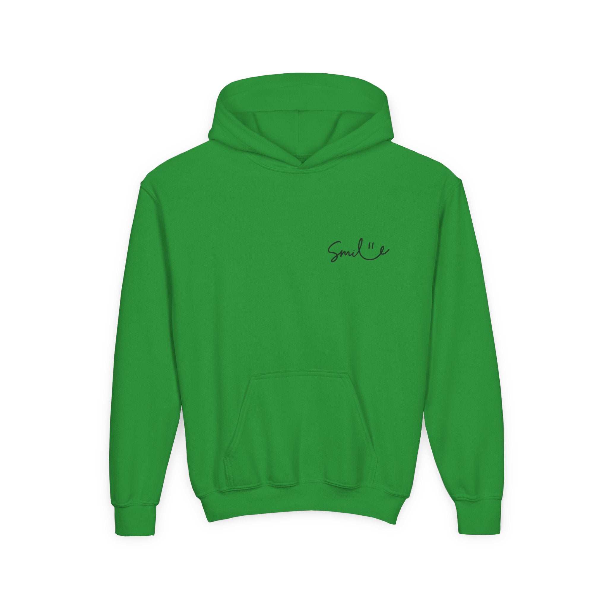 Smile Youth Hoodie - Cozy Heavy Blend Sweatshirt for Kids