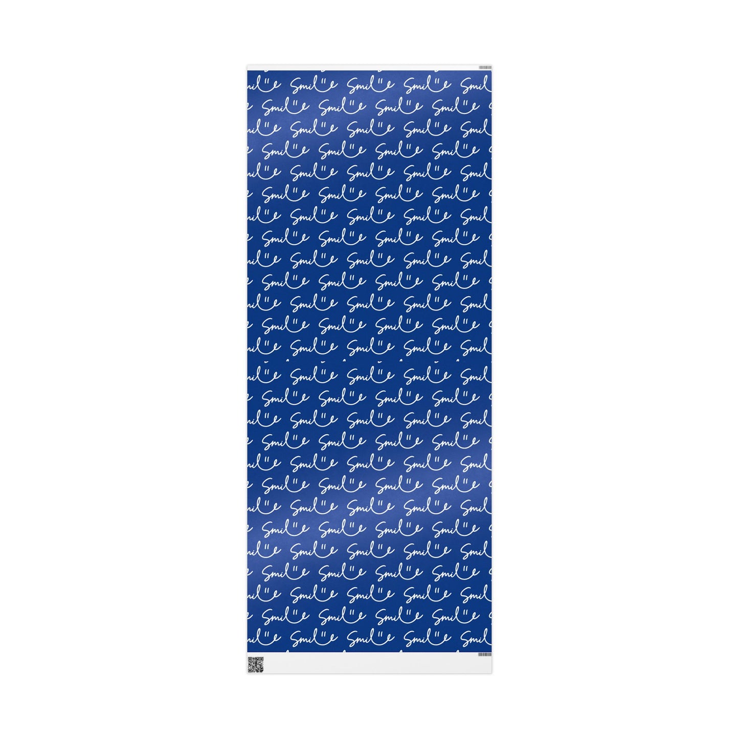 Dark Blue Smile Stylish Gift Wrapping Paper for Any Occasion