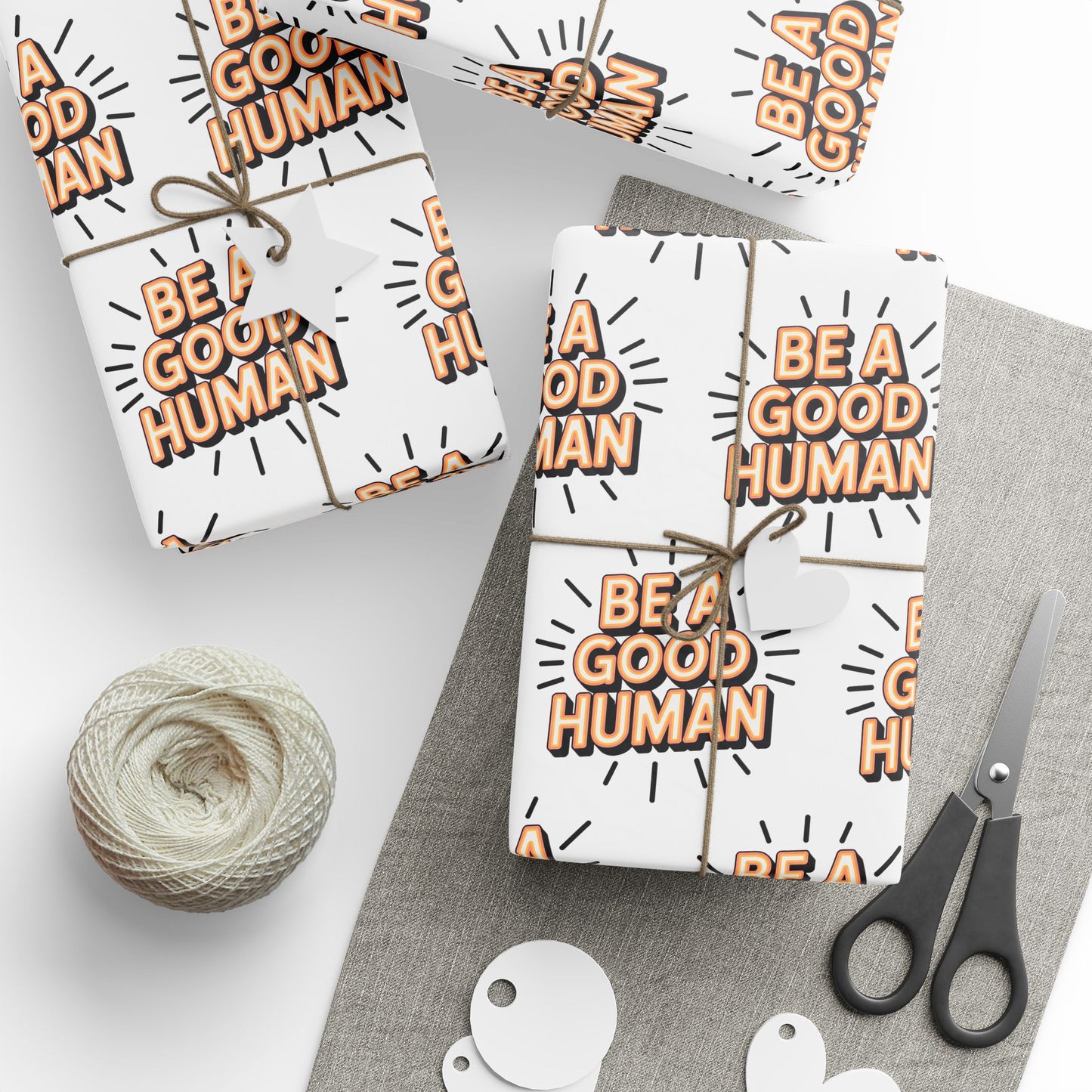 Be a Good Human Gift Wrap (Single Roll)