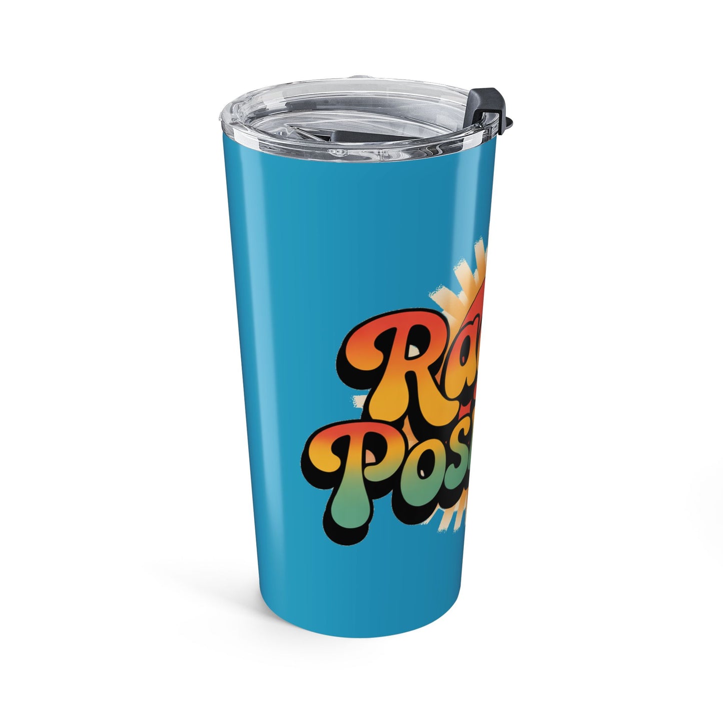 Turquoise Radiate Positivity Tumbler 20oz