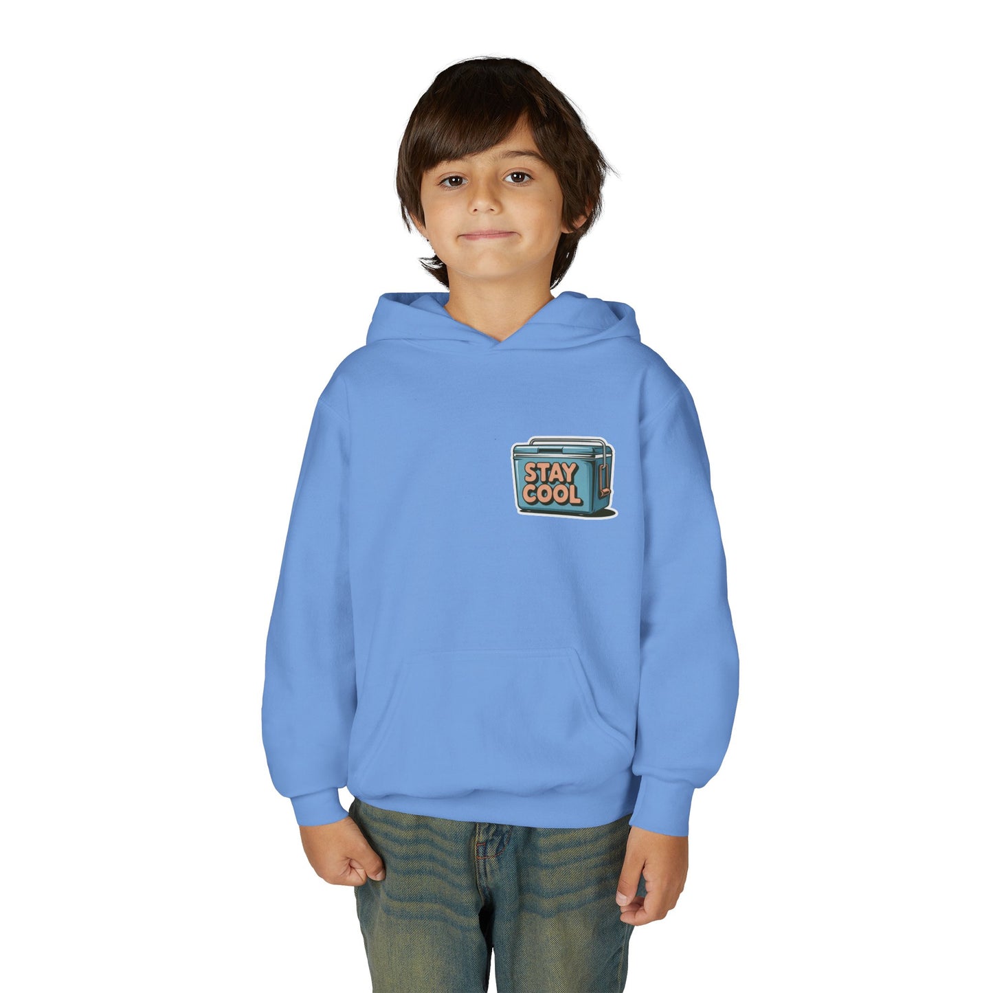 Youth Hooded Sweatshirt - Stay Cool Graphic