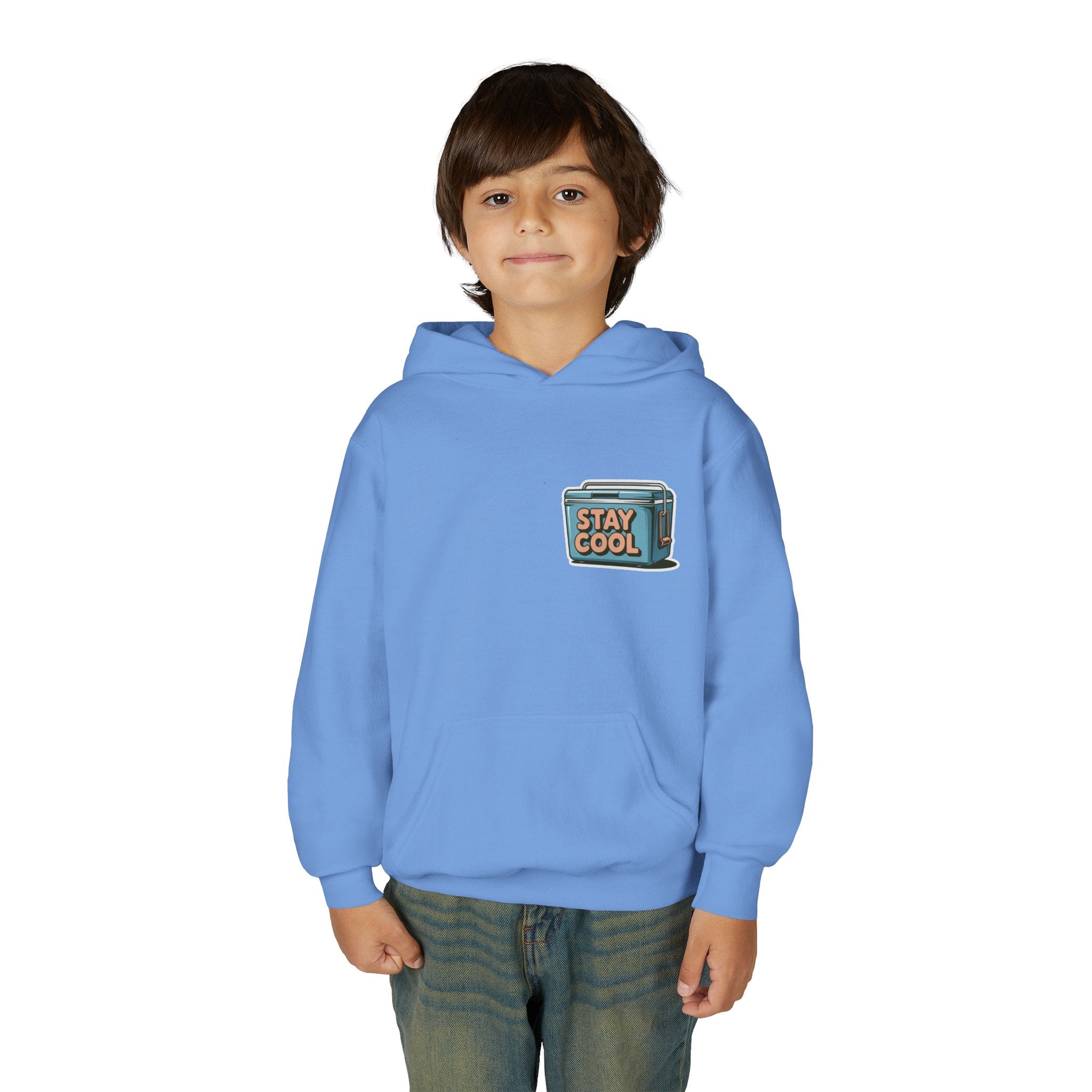 Youth Hooded Sweatshirt - Stay Cool Graphic