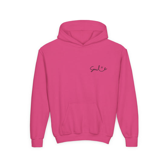 Smile Youth Hoodie - Cozy Heavy Blend Sweatshirt for Kids