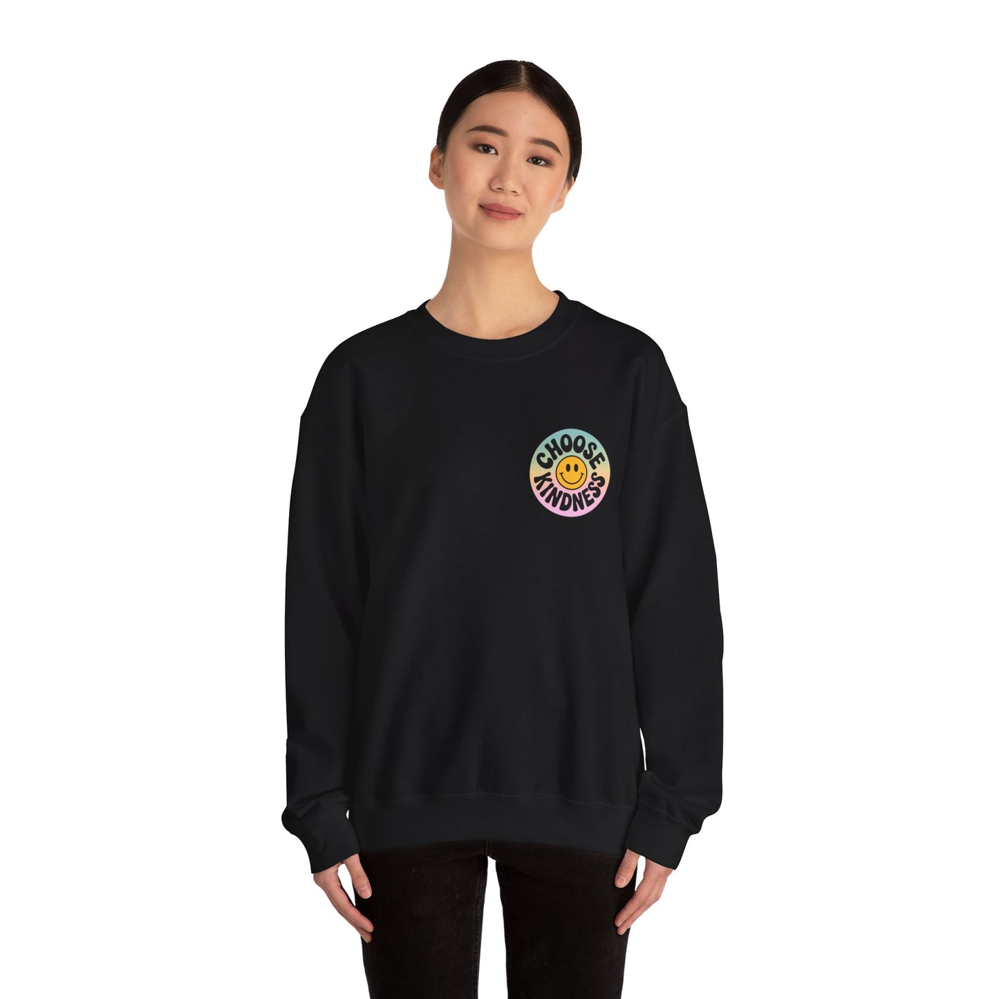 Choose Kindness Unisex Crewneck Sweatshirt - Positive Vibes Apparel