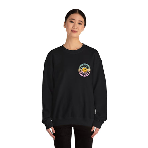 Choose Kindness Unisex Crewneck Sweatshirt - Positive Vibes Apparel