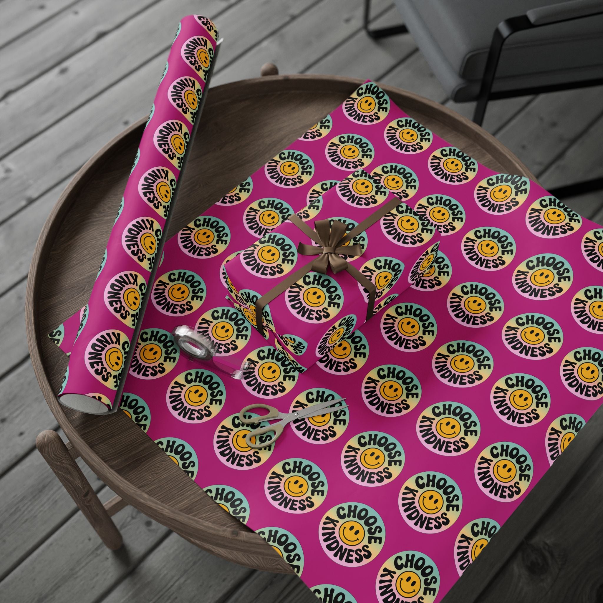 Pink Choose Kindness Wrapping Papers