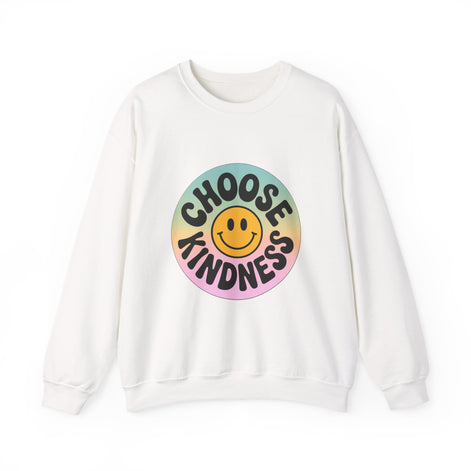 Choose Kindness Unisex Crewneck Sweatshirt - Positive Vibes Apparel