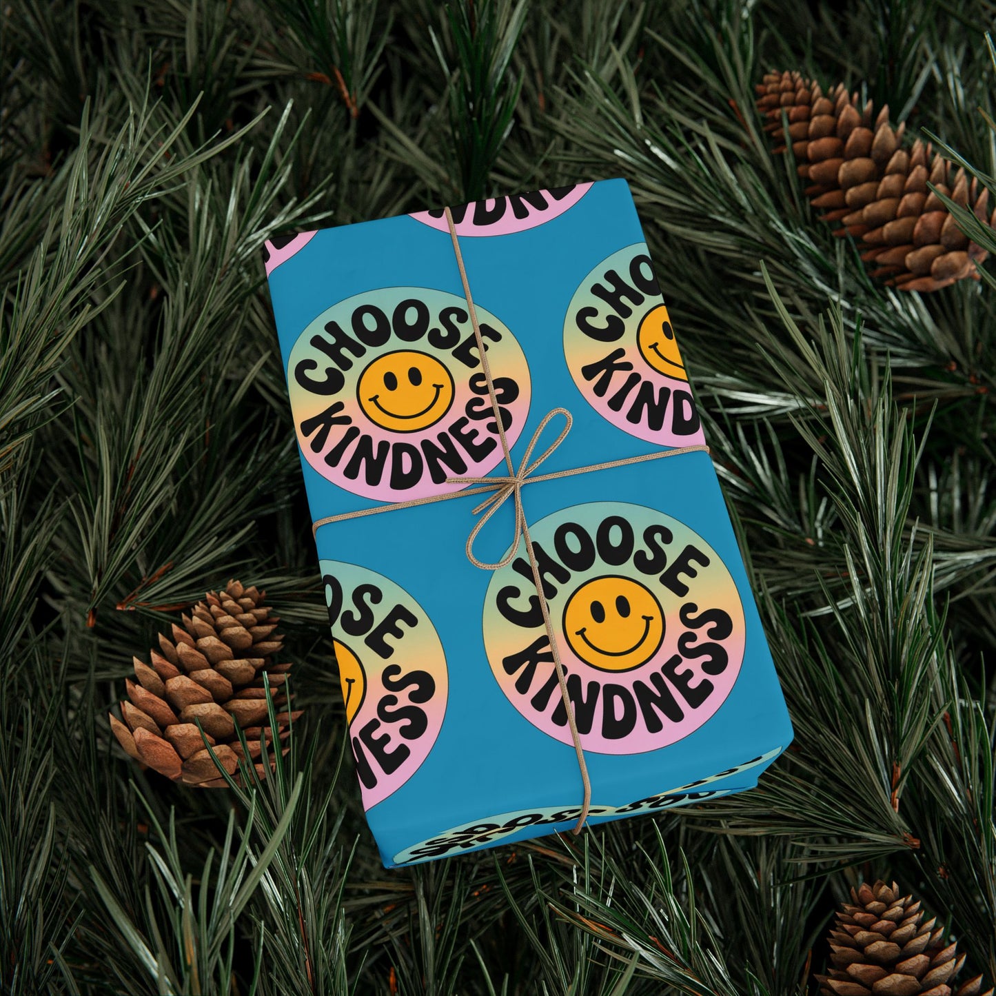Turquoise Choose Kindness Wrapping Papers