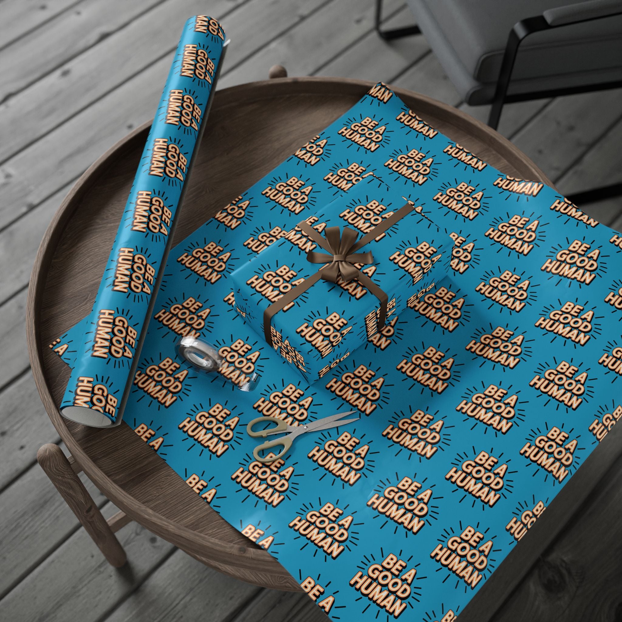 Be a Good Human Gift Wrap (Single Roll)