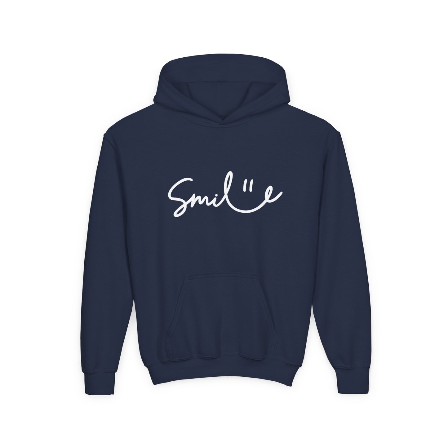Smile Youth Heavy Blend Hoodie - Cozy, Cheerful Sweatshirt for Kids