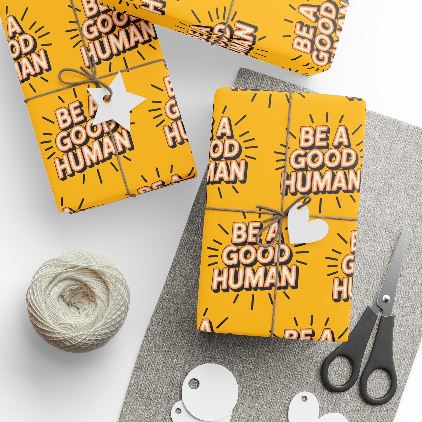 Be a Good Human Gift Wrap (Single Roll)