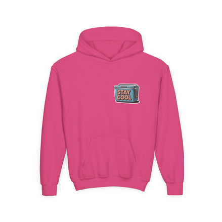 Youth Hooded Sweatshirt - Stay Cool Graphic