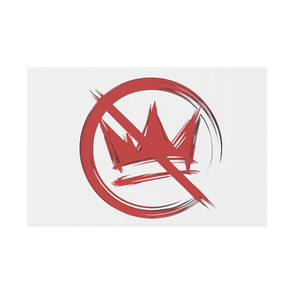 No Kings in the United States yard sign