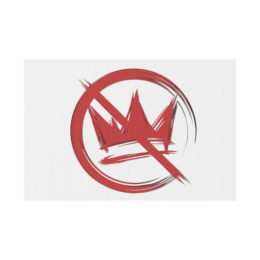 No Kings in the United States yard sign