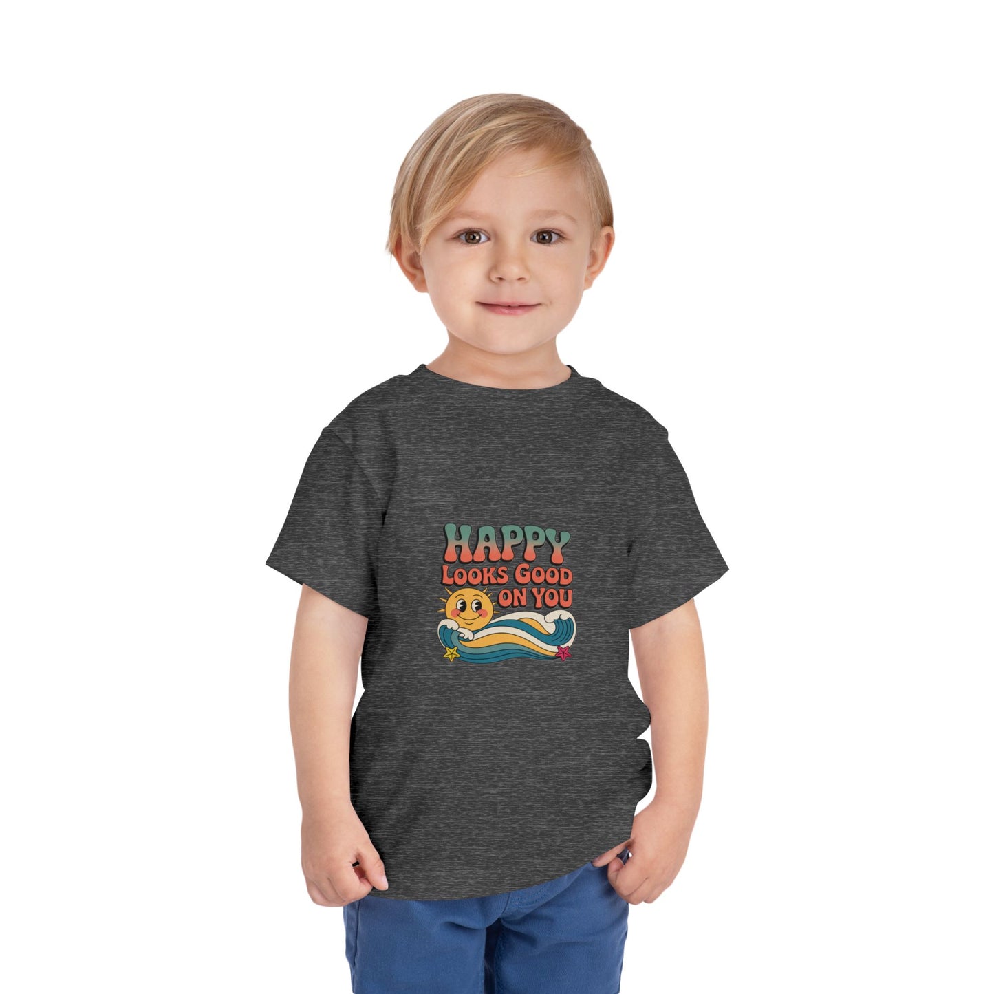 Happy Looks Good On You Toddler Tee