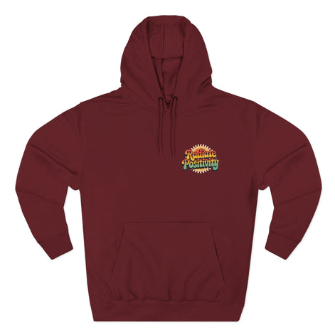 Radiate Positivity Three-Panel Fleece Hoodie