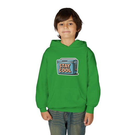 Youth Hooded Sweatshirt - Stay Cool Graphic