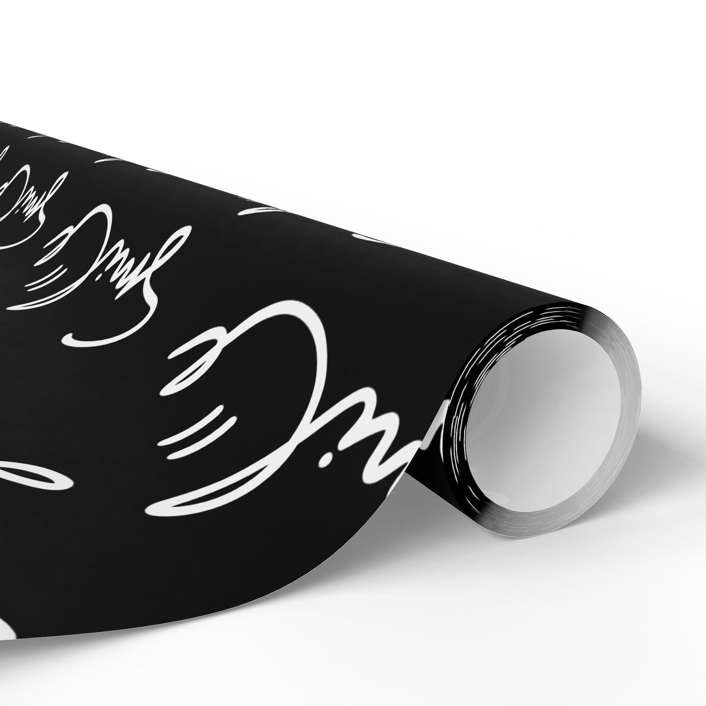 Black/White Smile Stylish Gift Wrapping Paper for Any Occasion