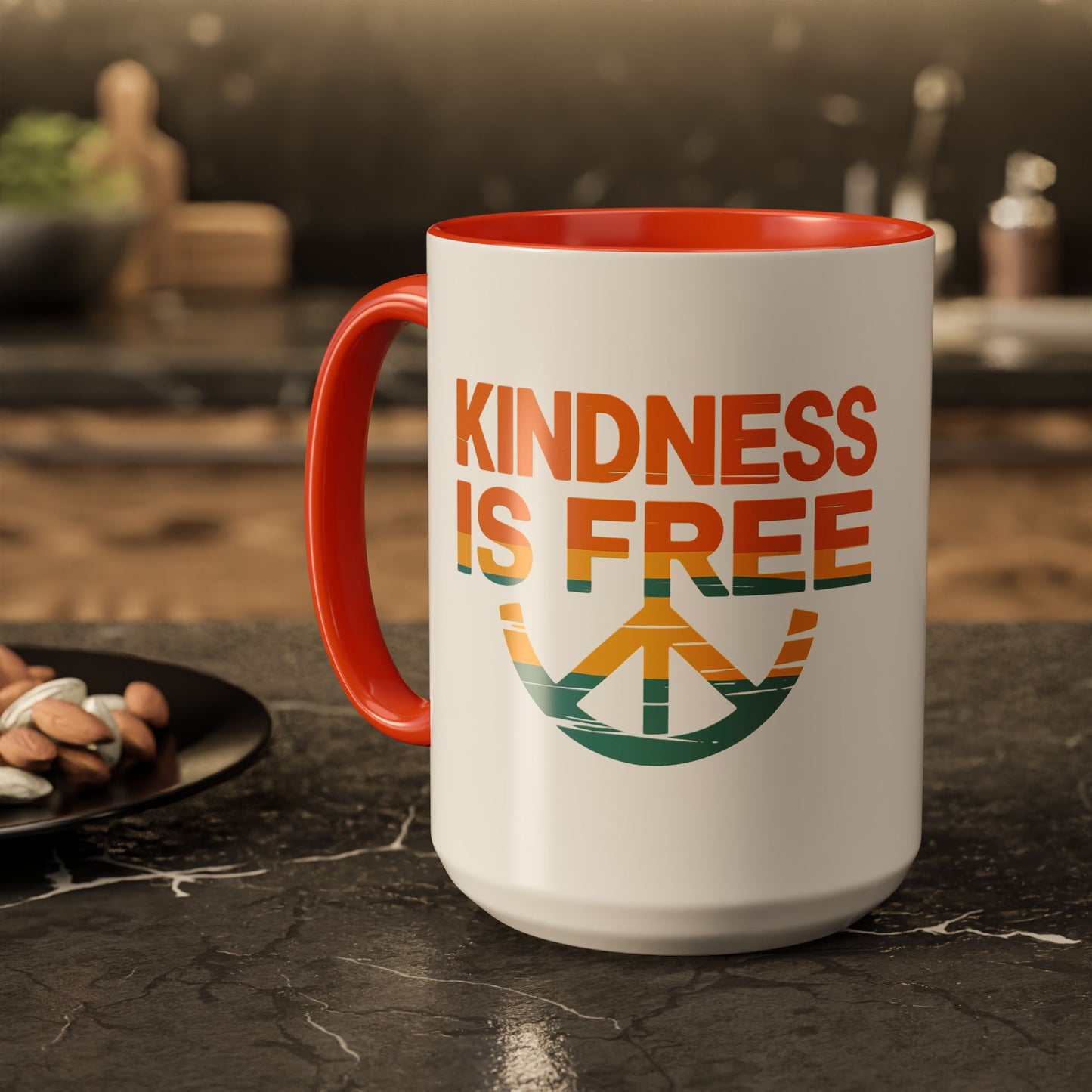 Kindness Is Free Mug - 11oz & 15oz Coffee Cup