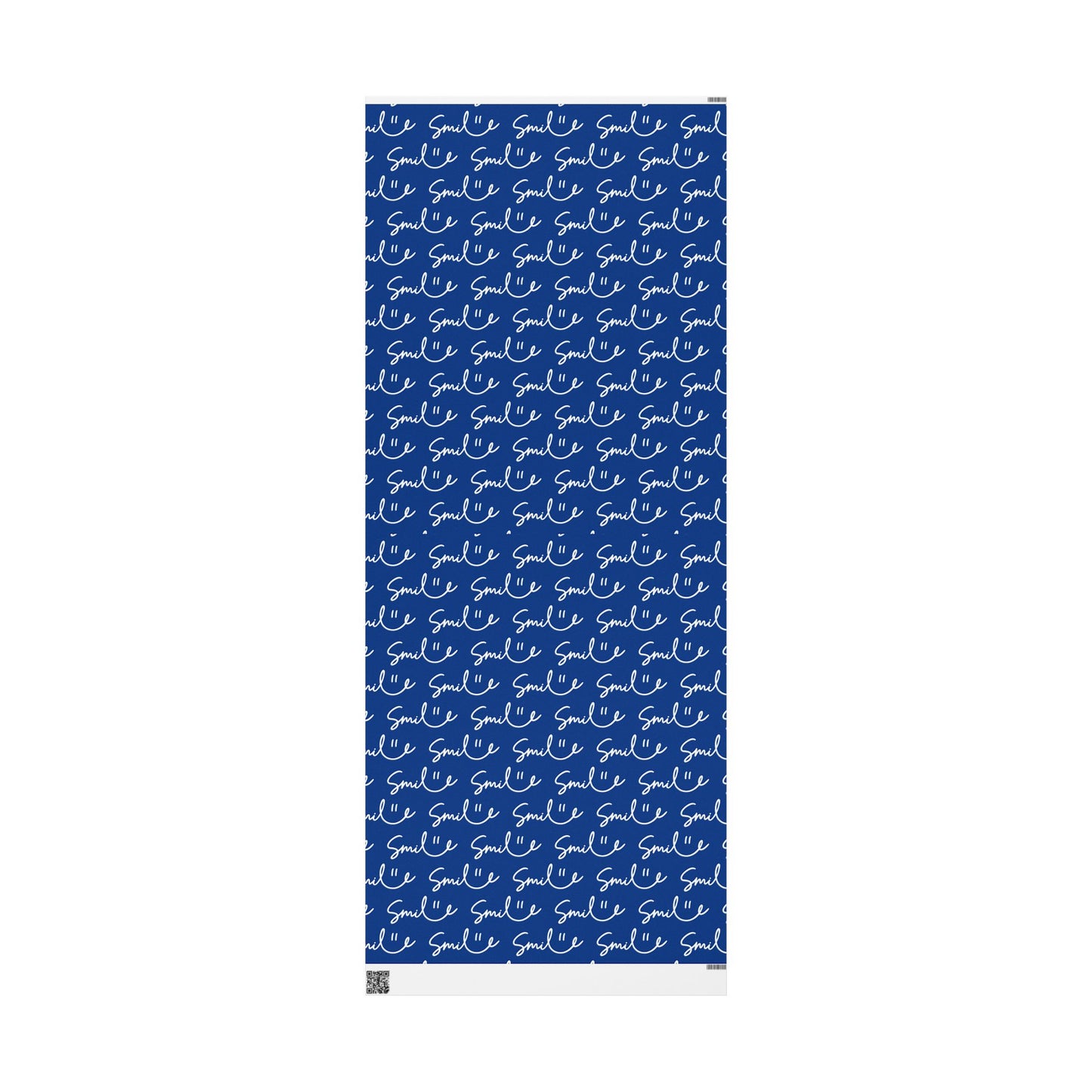 Dark Blue Smile Stylish Gift Wrapping Paper for Any Occasion