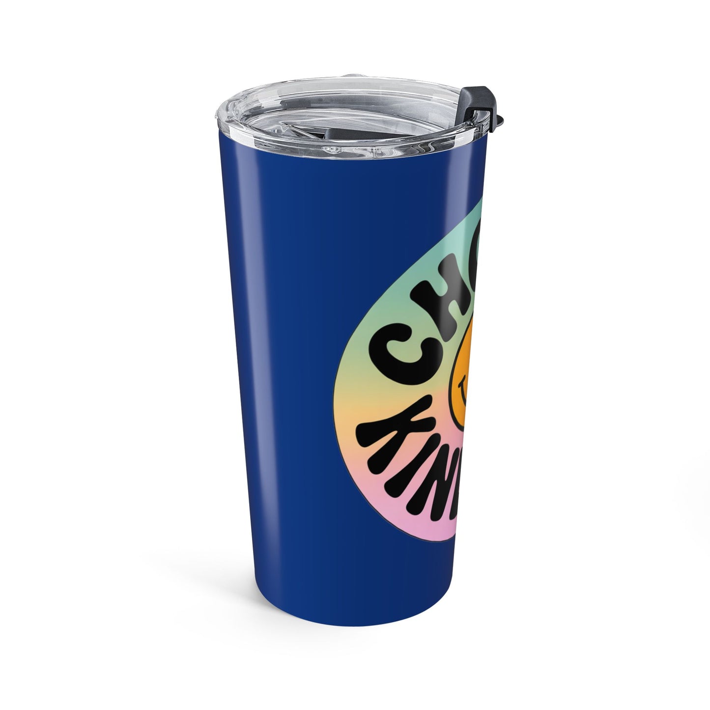 Dark Blue Choose Kindness Tumblers – 20oz Travel Mugs for Positive Vibes