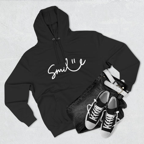 Smile Fleece Hoodie - Cozy and Stylish Pullover for Everyday Comfort