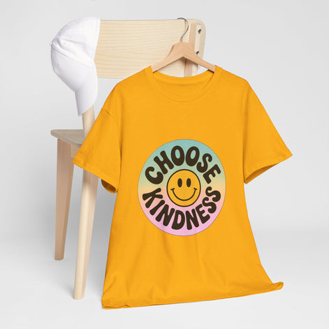 Choose Kindness Unisex Heavy Cotton Tee - Uplifting Graphic T-Shirt