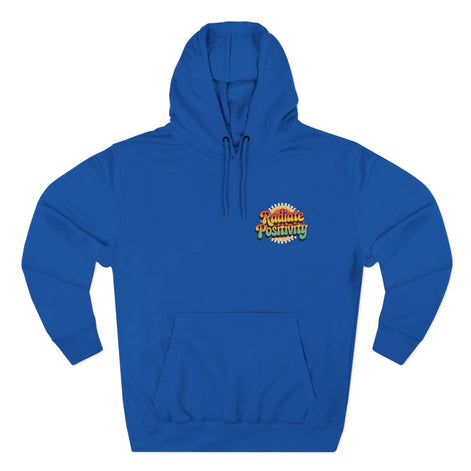 Radiate Positivity Three-Panel Fleece Hoodie