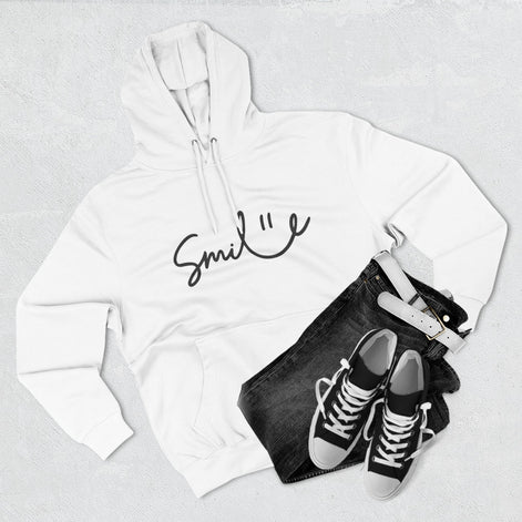Smile Fleece Hoodie - Cozy and Stylish Pullover for Everyday Comfort