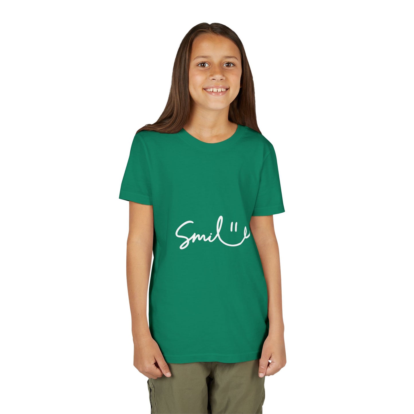Smiley Youth Short Sleeve Tee - Positive Vibes for Kids