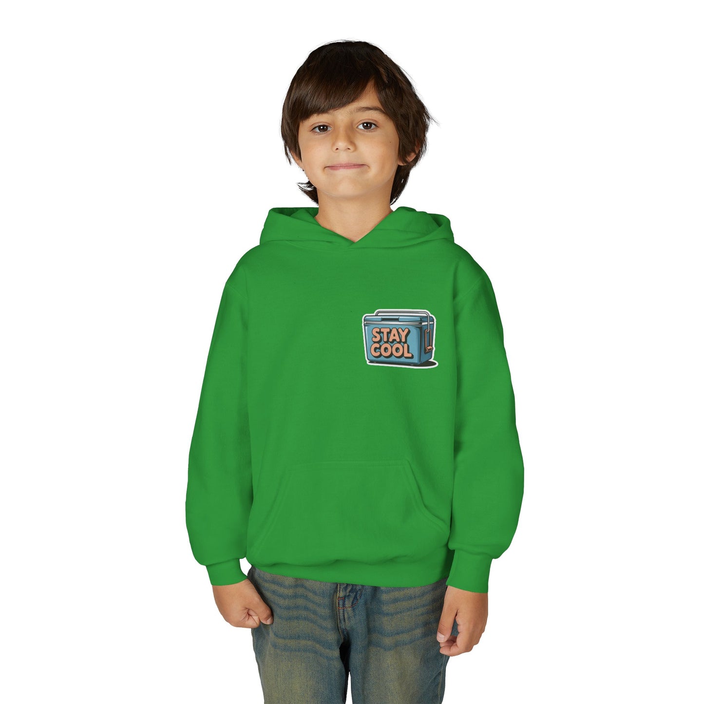 Youth Hooded Sweatshirt - Stay Cool Graphic