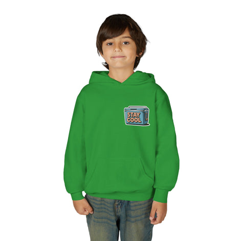 Youth Hooded Sweatshirt - Stay Cool Graphic