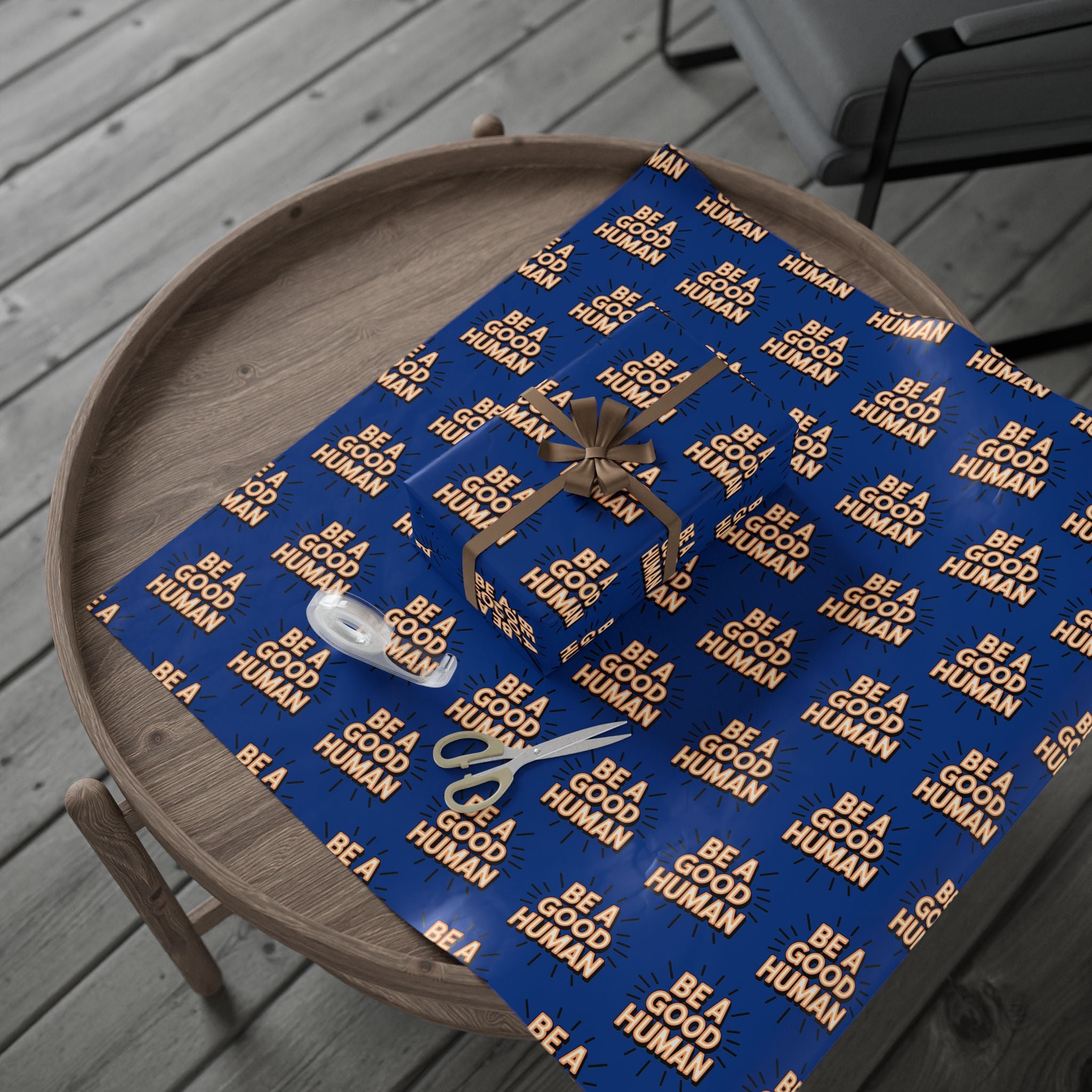 Be a Good Human Gift Wrap (Single Roll)