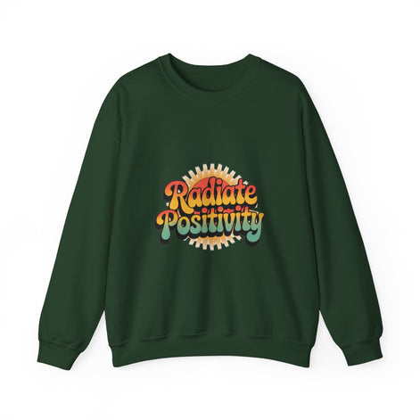 Radiate Positivity Unisex Heavy Blend Crewneck Sweatshirt