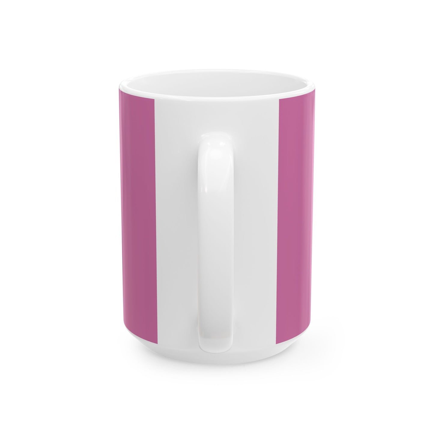 Light Pink Radiate Positivity Ceramic Coffee Mug,  11oz & 15oz