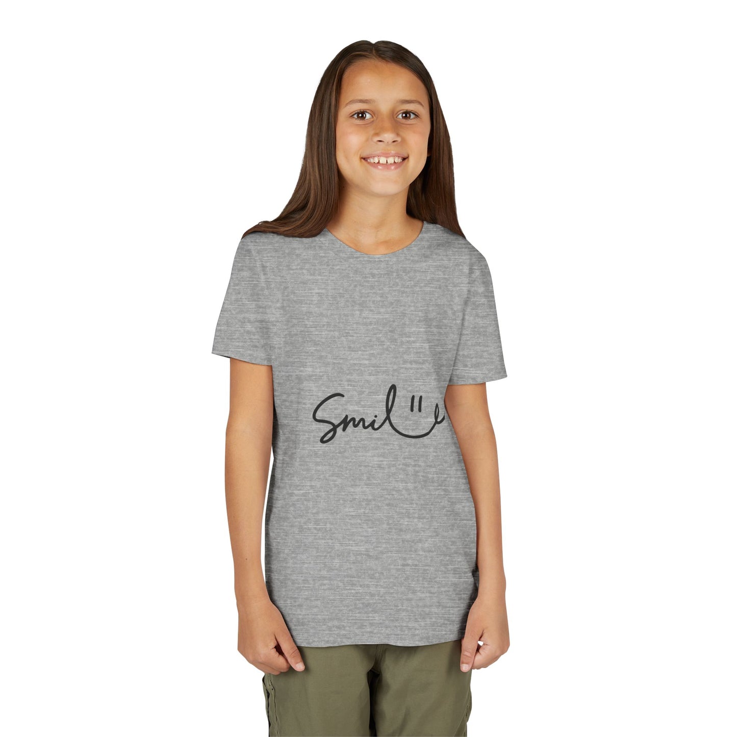 Smiley Youth Short Sleeve Tee - Positive Vibes for Kids