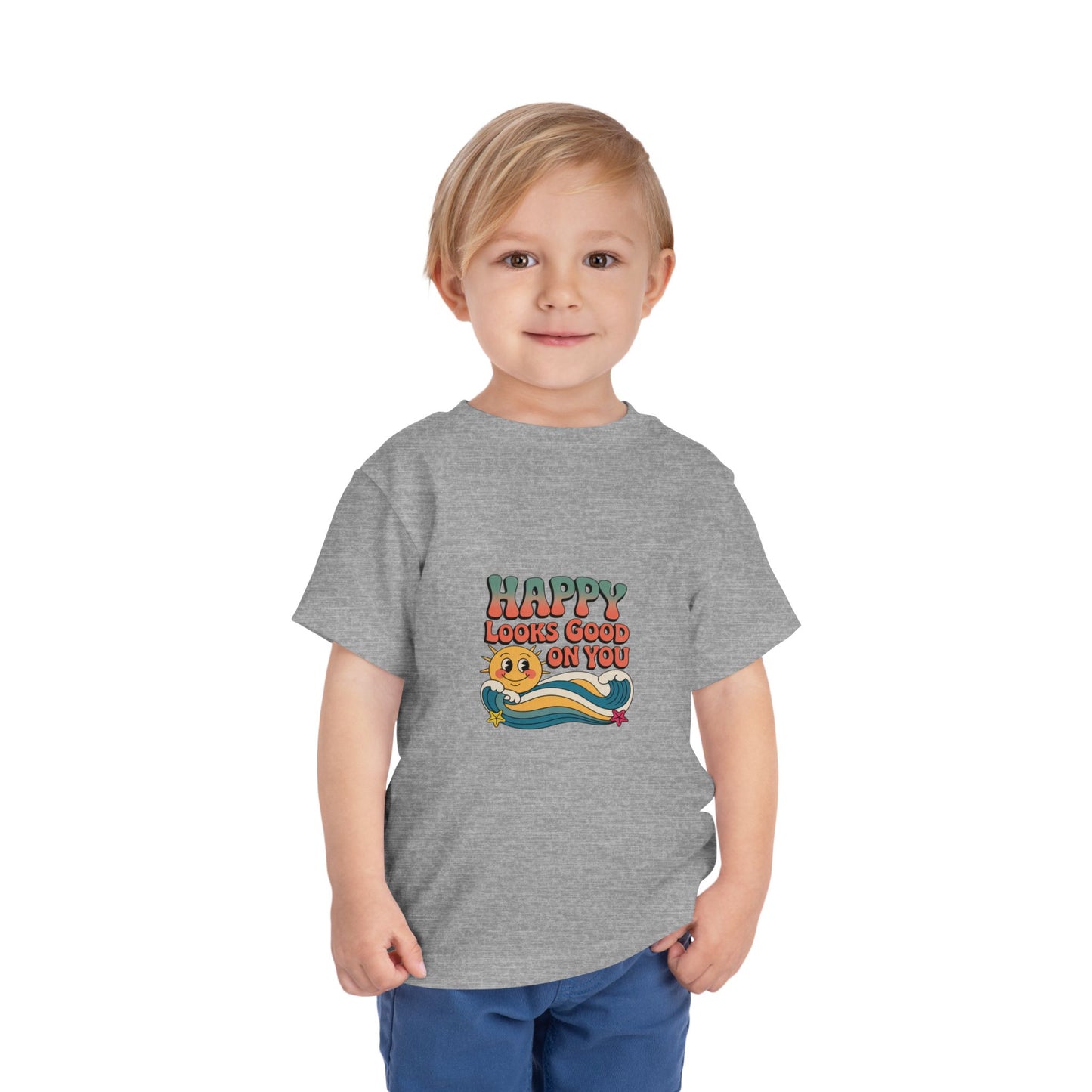 Happy Looks Good On You Toddler Tee