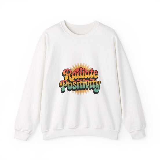 Radiate Positivity Unisex Heavy Blend Crewneck Sweatshirt