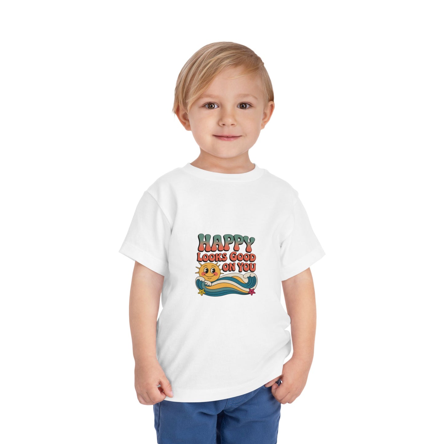 Happy Looks Good On You Toddler Tee