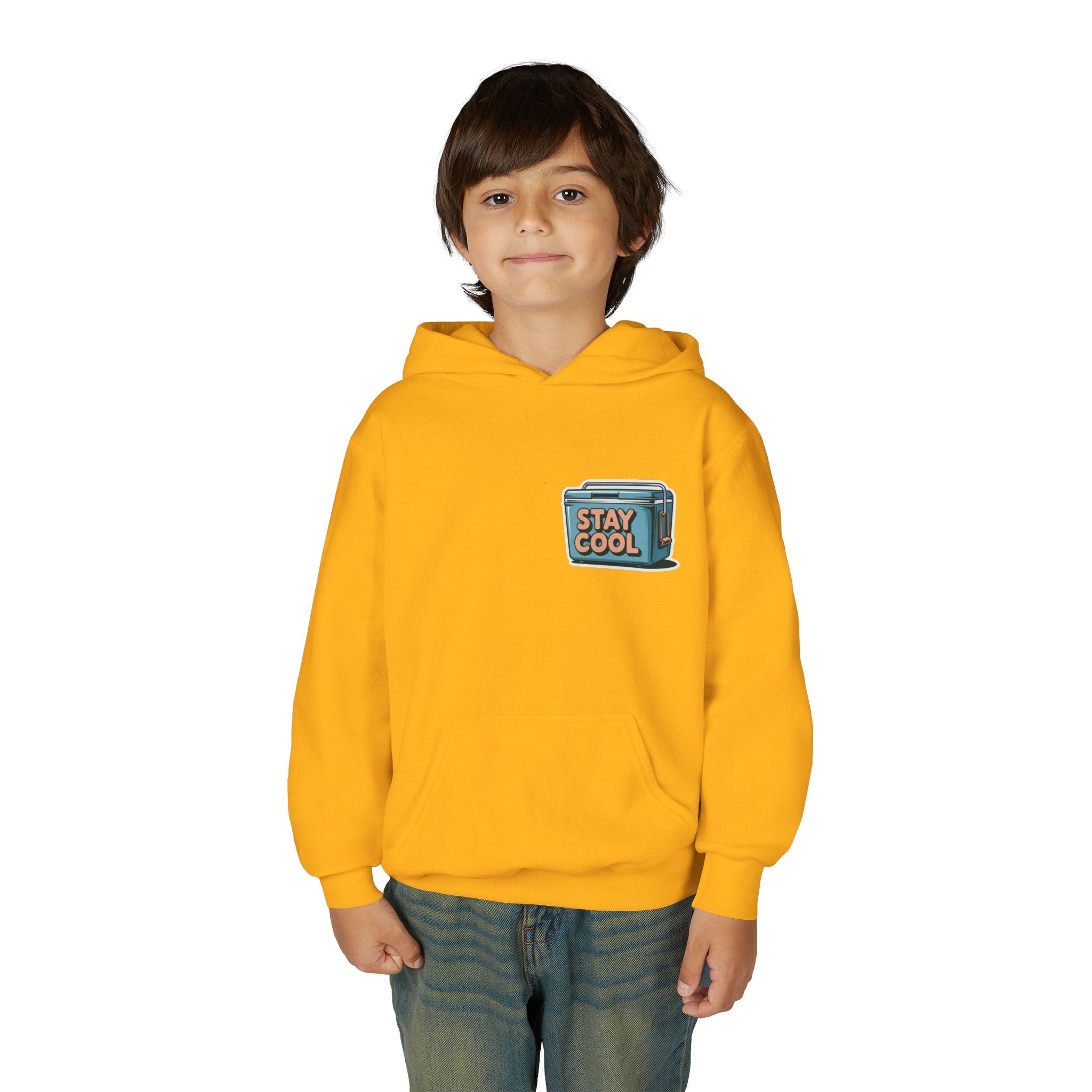 Youth Hooded Sweatshirt - Stay Cool Graphic