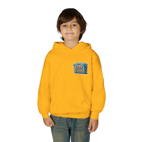 Youth Hooded Sweatshirt - Stay Cool Graphic