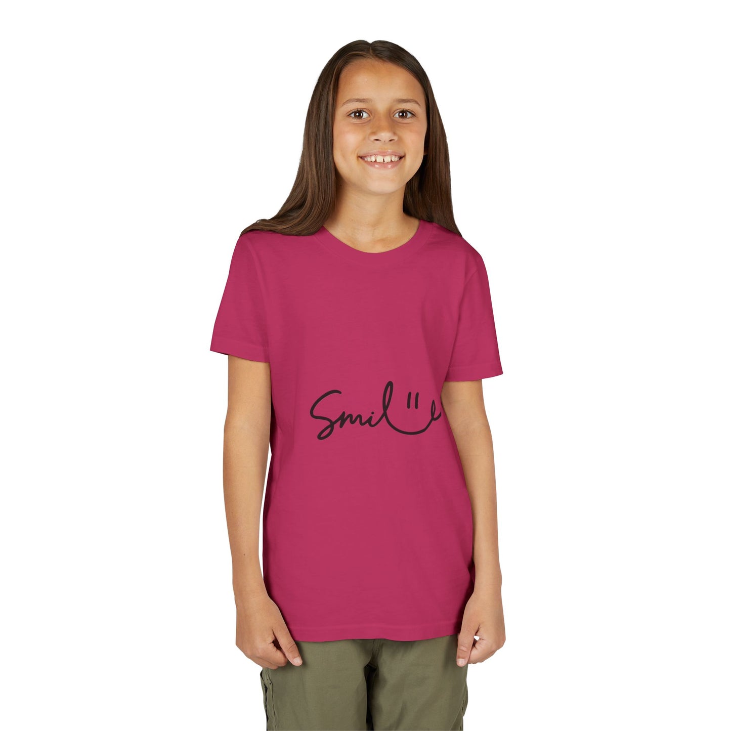 Smiley Youth Short Sleeve Tee - Positive Vibes for Kids