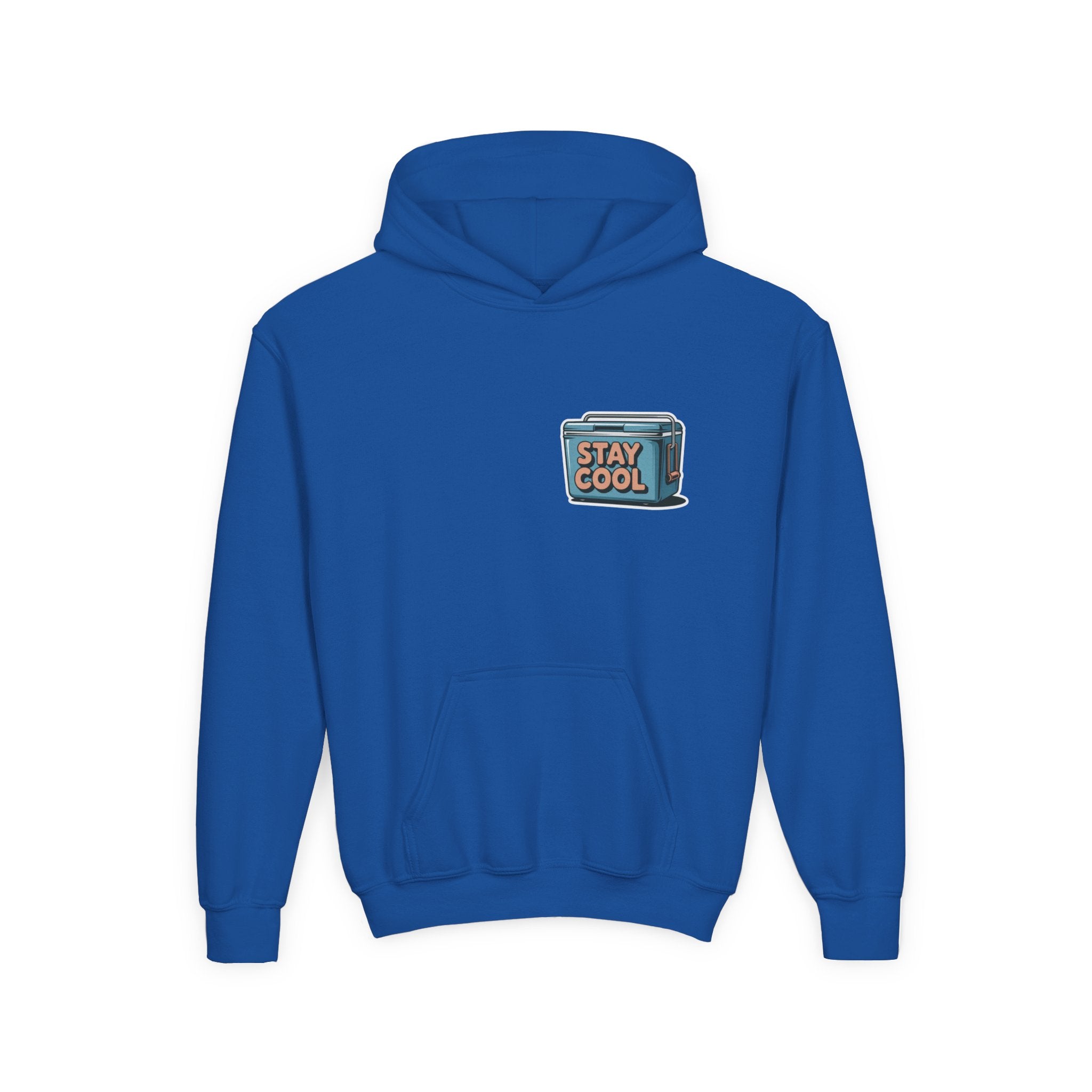 Youth Hooded Sweatshirt - Stay Cool Graphic