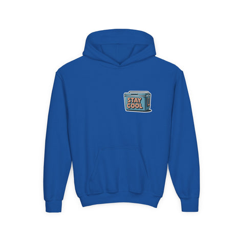Youth Hooded Sweatshirt - Stay Cool Graphic
