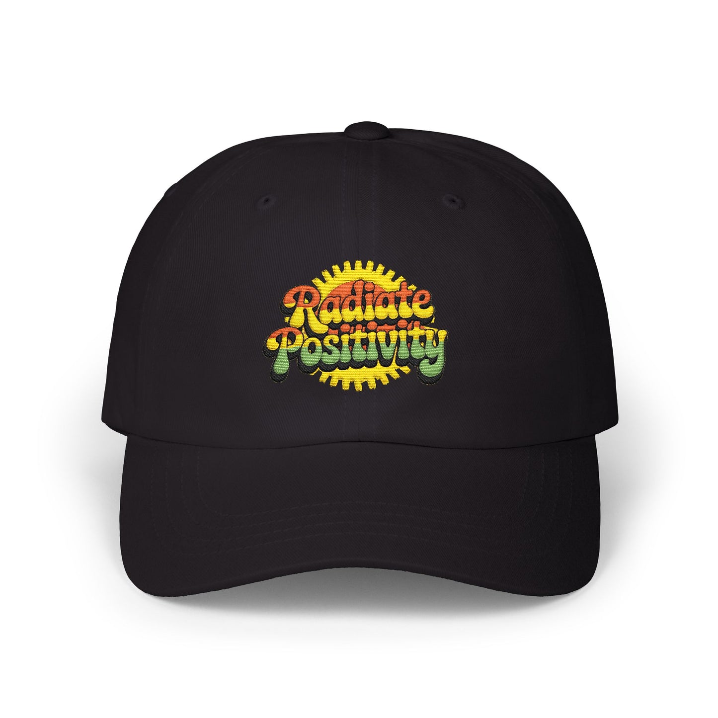 Classic Cap — Radiate Positivity Embroidered Baseball Hat